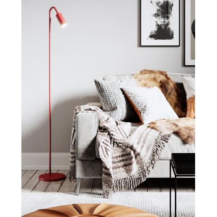 ByRydens - Lampadaire CURVE 1xGU10/7W/230V rouge