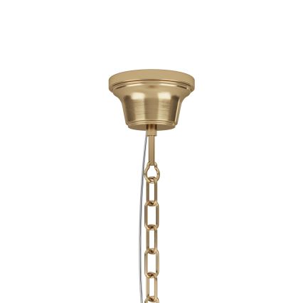 ByRydens - Suspension chaîne HERMINE 1xE27/5W/230V laiton d. 34 cm