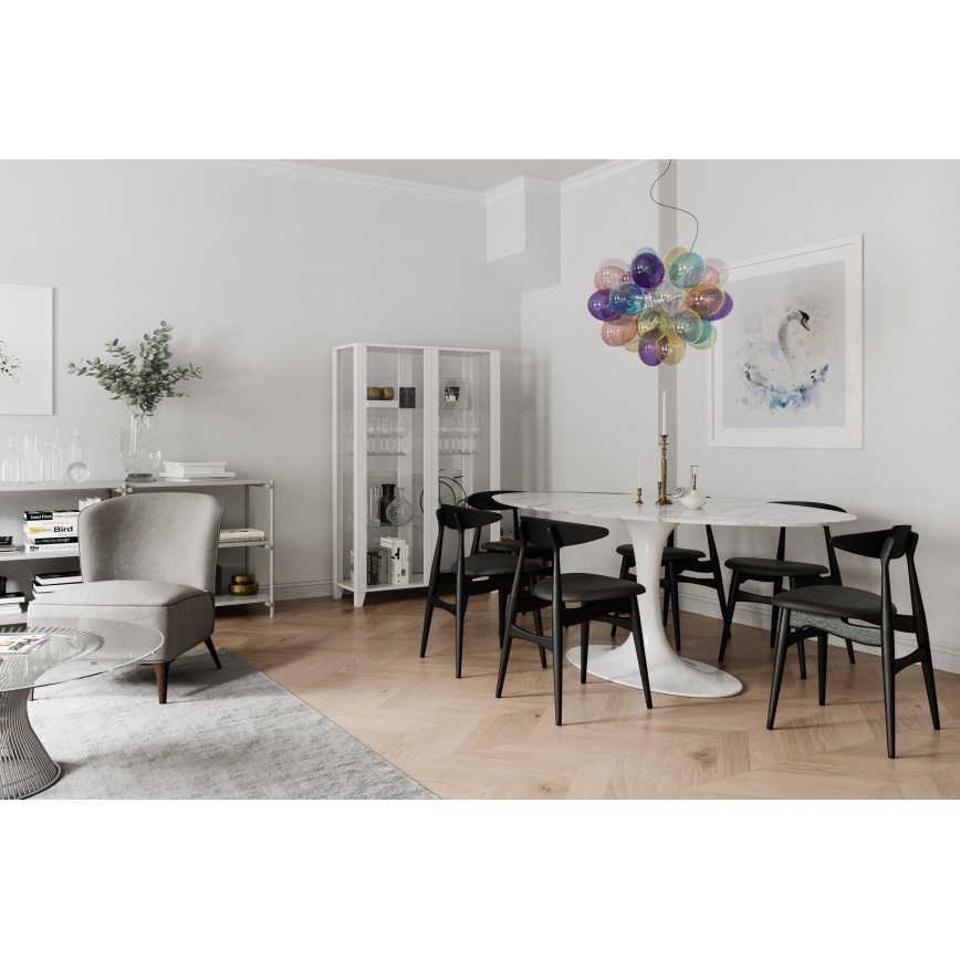 ByRydens - Suspension filaire GROSS 8xG9/4W/230V coloré d. 50 cm