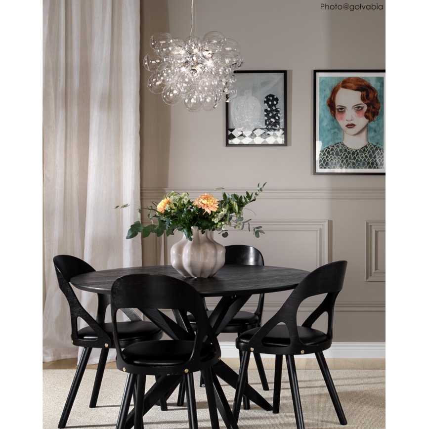 ByRydens - Suspension filaire GROSS 8xG9/4W/230V transparent d. 50 cm