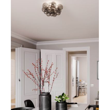 ByRydens - Plafonnier GRANDE 3xG9/4W/230V fumé/noir d. 30 cm