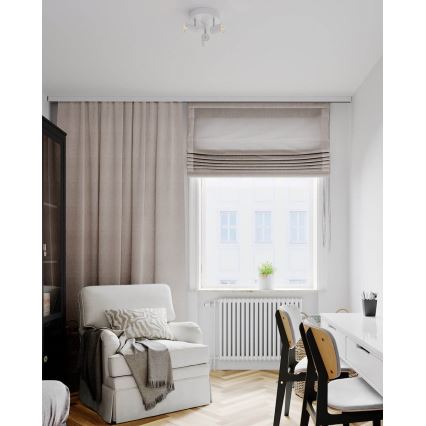 ByRydens - Spot CORRECT 3xGU10/7W/230V blanc d. 20 cm