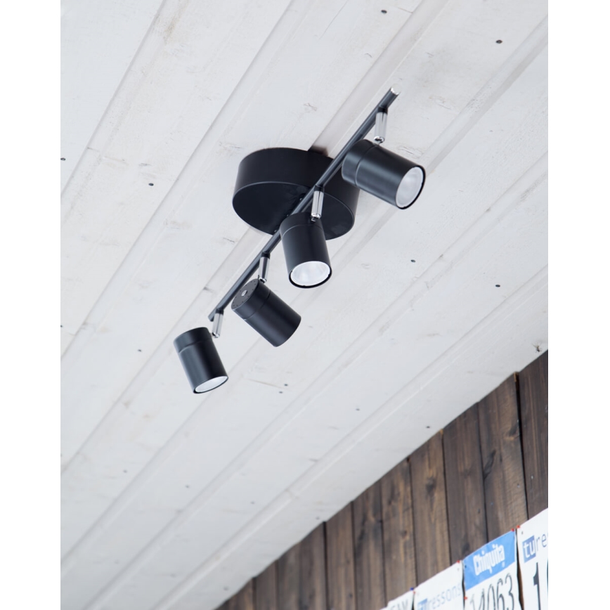 ByRydens - Spot CORRECT 4xGU10/7W/230V noir