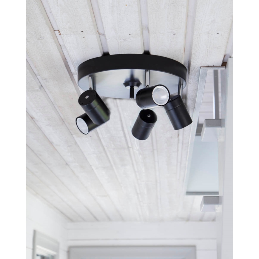 ByRydens - Spot CORRECT 5xGU10/7W/230V blanc d. 30 cm