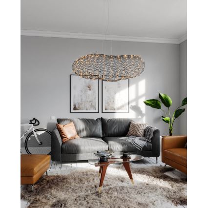 ByRydens - Suspension filaire HAYDEN LED/20W/230V noir