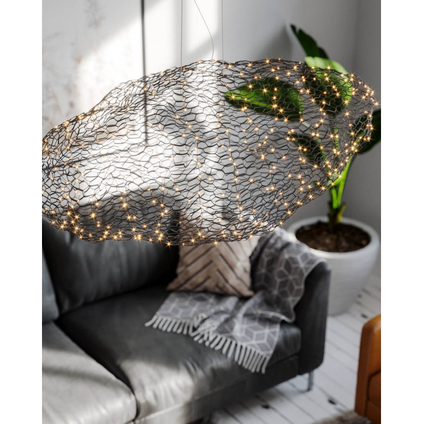 ByRydens - Suspension filaire HAYDEN LED/20W/230V noir