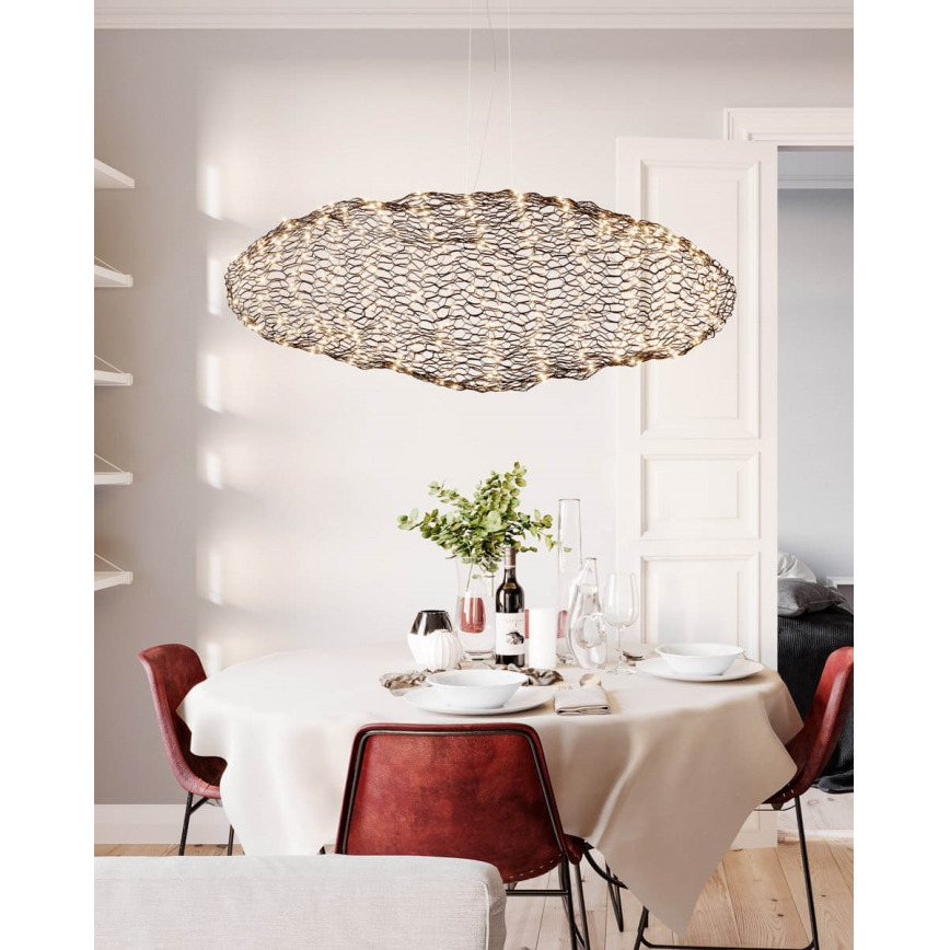 ByRydens - Suspension filaire HAYDEN LED/20W/230V noir