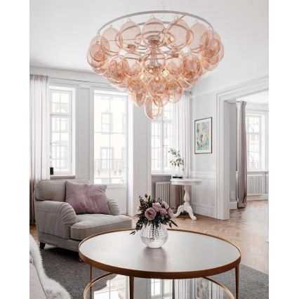 ByRydens - Suspension sur câble GROSS GIANT 8xE27/8W/230V