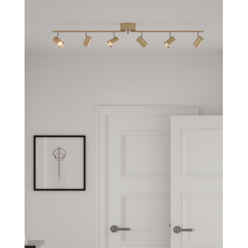 ByRydens - Spot CORRECT 6xGU10/7W/230V doré
