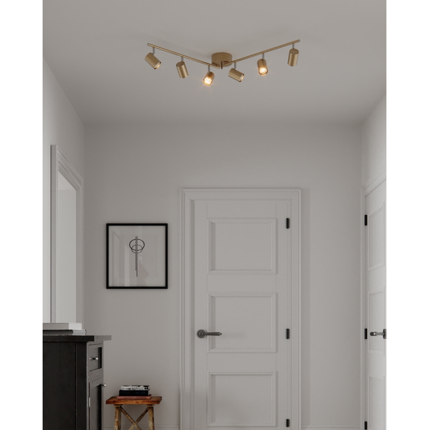ByRydens - Spot CORRECT 6xGU10/7W/230V doré