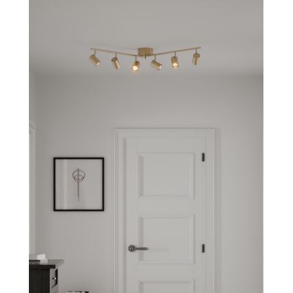 ByRydens - Spot CORRECT 6xGU10/7W/230V doré