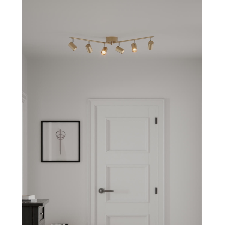 ByRydens - Spot CORRECT 6xGU10/7W/230V doré