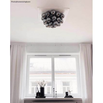 ByRydens - Plafonnier GROSS 6xG9/5W/230V fumé/noir d. 50 cm