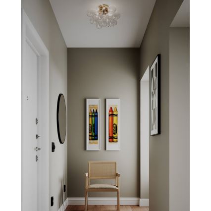 ByRydens - Plafonnier GROSS 6xG9/5W/230V transparent diam. 50 cm