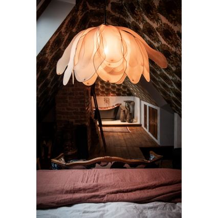 ByRydens - Suspension filaire LOU LOU 1xE27/5W/230V beige d. 80 cm