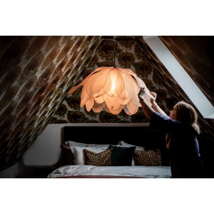 ByRydens - Suspension filaire LOU LOU 1xE27/5W/230V beige d. 80 cm