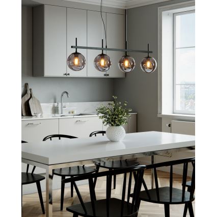 ByRydens - Suspension sur câble BOYLE 4xE27/8W/230V