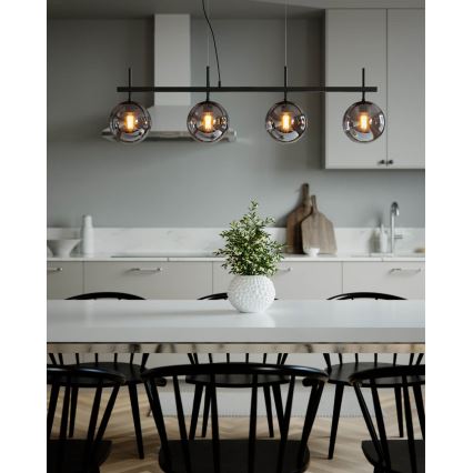 ByRydens - Suspension sur câble BOYLE 4xE27/8W/230V