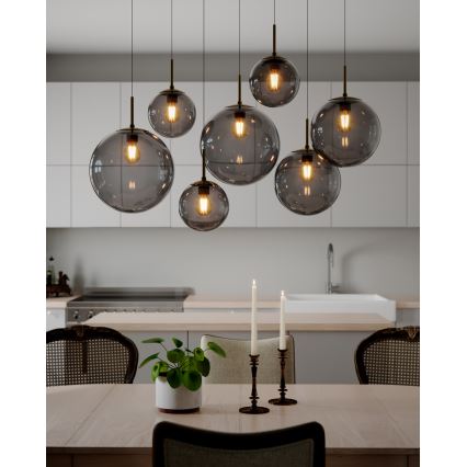 ByRydens - Suspension à câble LAURA 7xE27/8W/230V