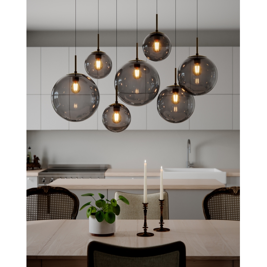 ByRydens - Suspension à câble LAURA 7xE27/8W/230V