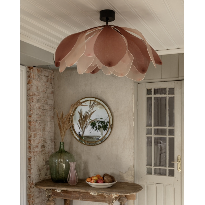 ByRydens - Plafonnier affleurant LOU LOU 1xE27/8W/230V rose
