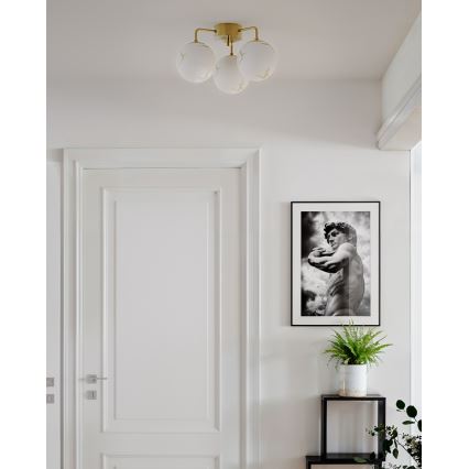 ByRydens - Plafonnier affleurant BELLAGIO 3xE27/8W/230V