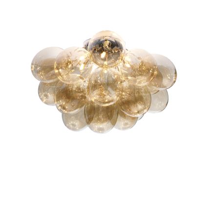 ByRydens - Plafonnier GROSS 6xG9/8W/230V fumé/marron diam. 70cm