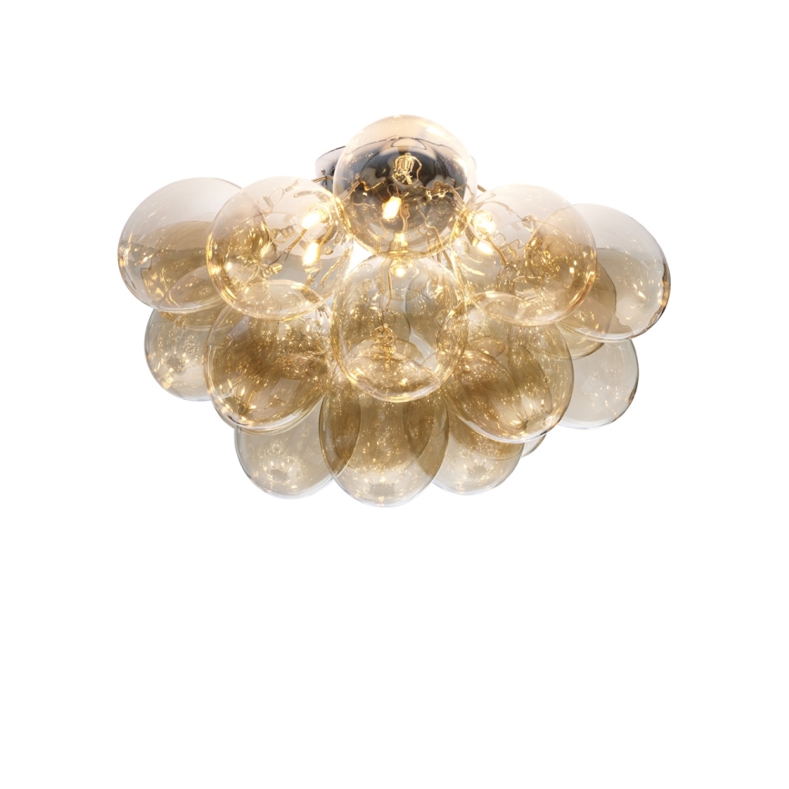 ByRydens - Plafonnier GROSS 6xG9/8W/230V fumé/marron diam. 70cm