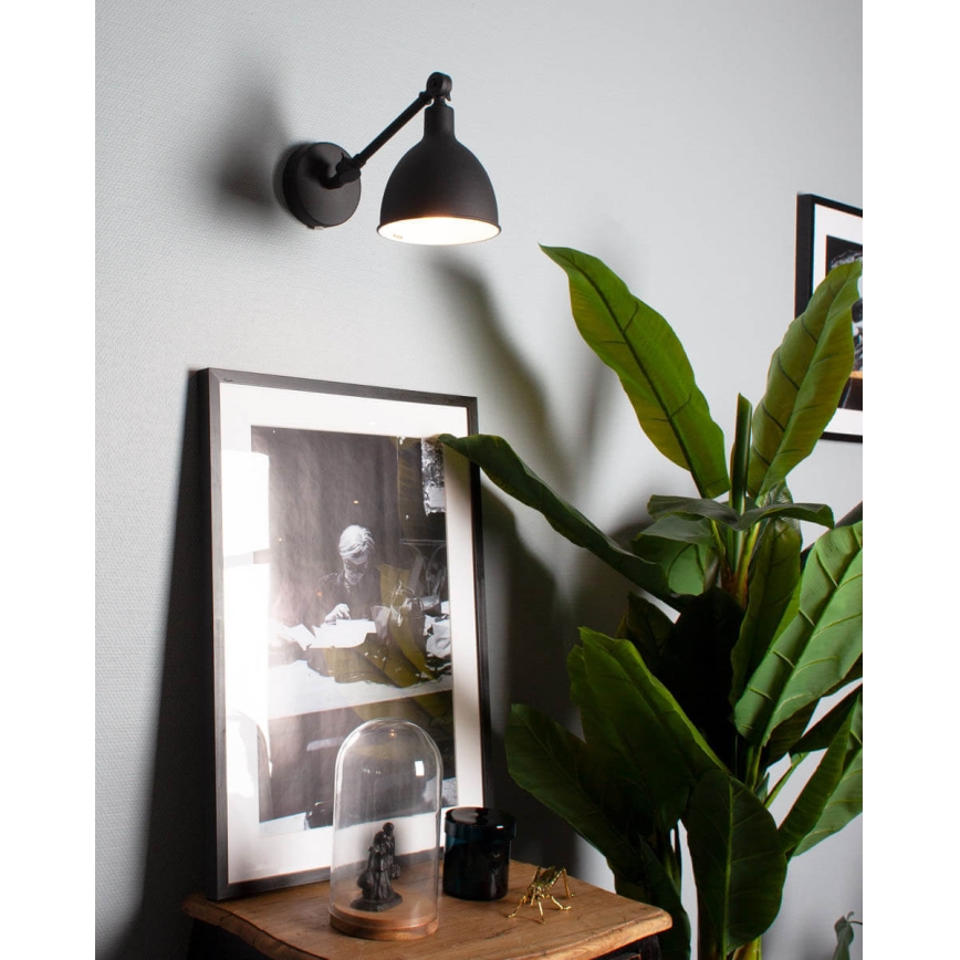 ByRydens - Applique murale BAZAR MINI 1xE27/5W/230V noir