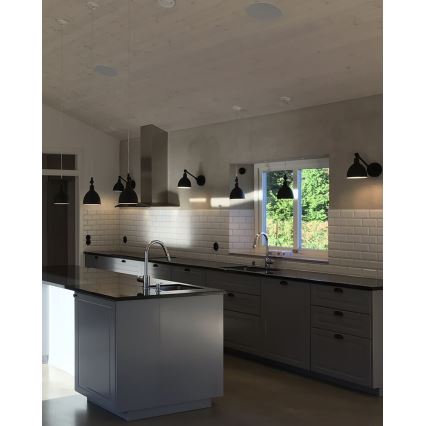 ByRydens - Applique murale BAZAR MINI 1xE27/5W/230V noir