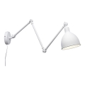 ByRydens - Applique murale à intensité variable BAZAR 1xE27/5W/230V blanc