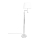 ByRydens - Lampadaire LED ORLANDO 1xE27/5W/230V + LED/3W blanc/chrome brillant Ø 36 cm