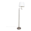 ByRydens - Lampadaire ORLANDO 1xE27/5W/230V + LED/3W blanc/bronze d. 36 cm