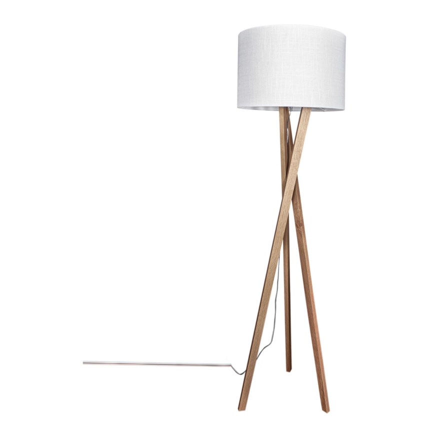 ByRydens - Lampadaire VEGA 1xE27/5W/230V beige/blanc