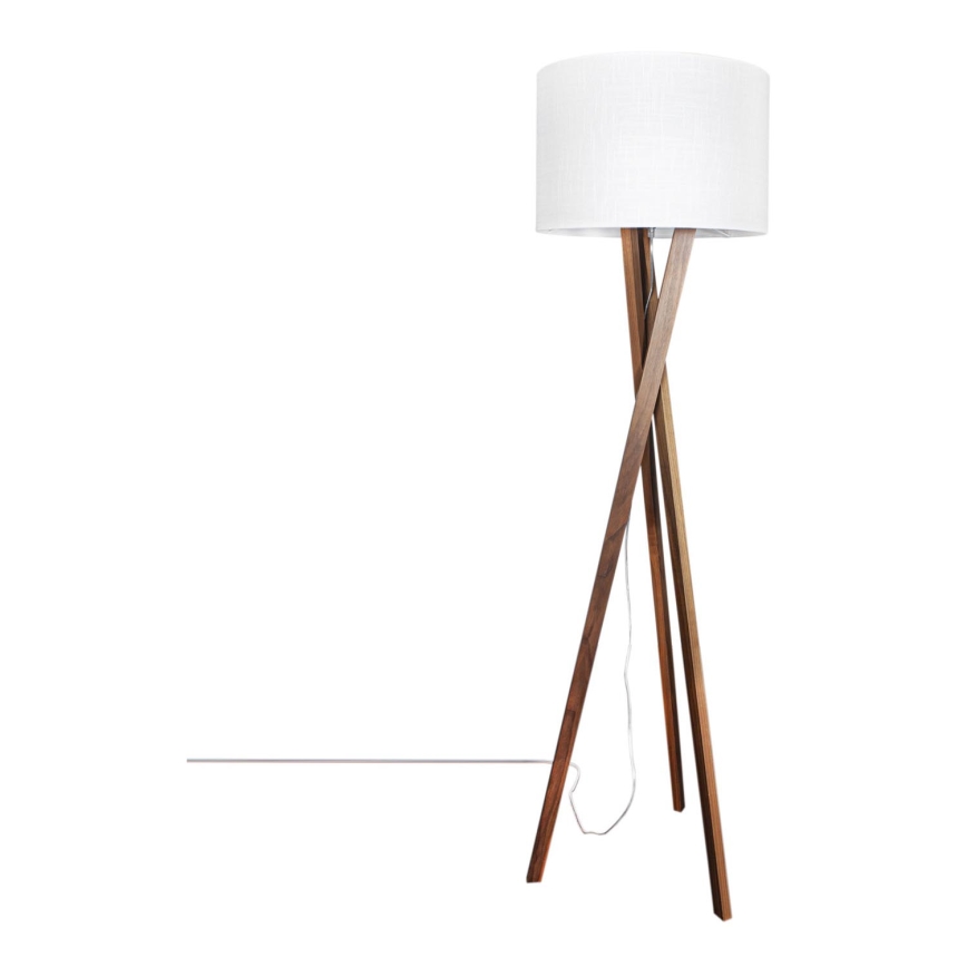 ByRydens - Lampadaire VEGA 1xE27/5W/230V marron/blanc