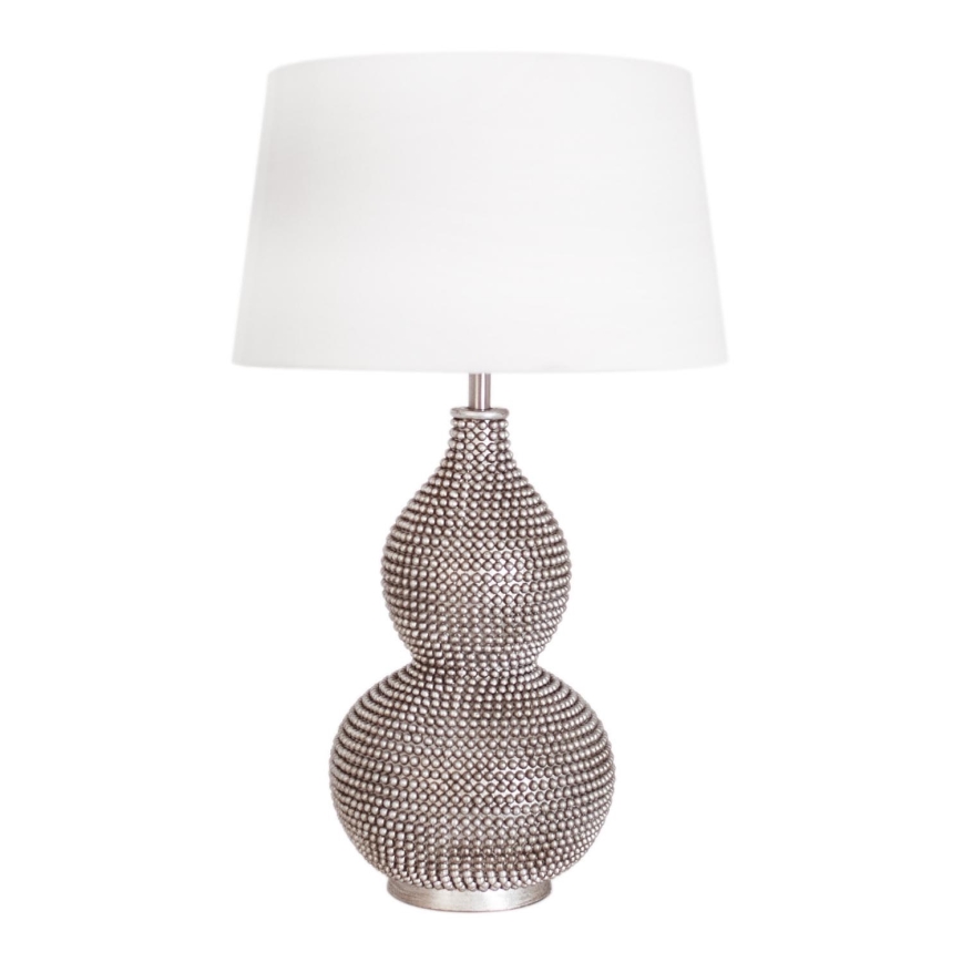 ByRydens - Lampe de table LOFTY 1xE27/5W/230V blanche/argentée