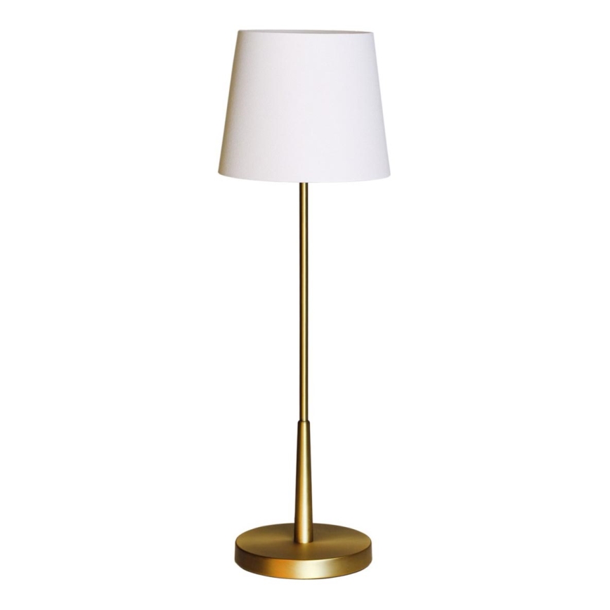 ByRydens - Lampe de table LUMI 1xE27/8W/230V blanc/doré 68,5 cm