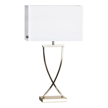 ByRydens - Lampe de table OMEGA 1xE27/5W/230V blanche/laiton