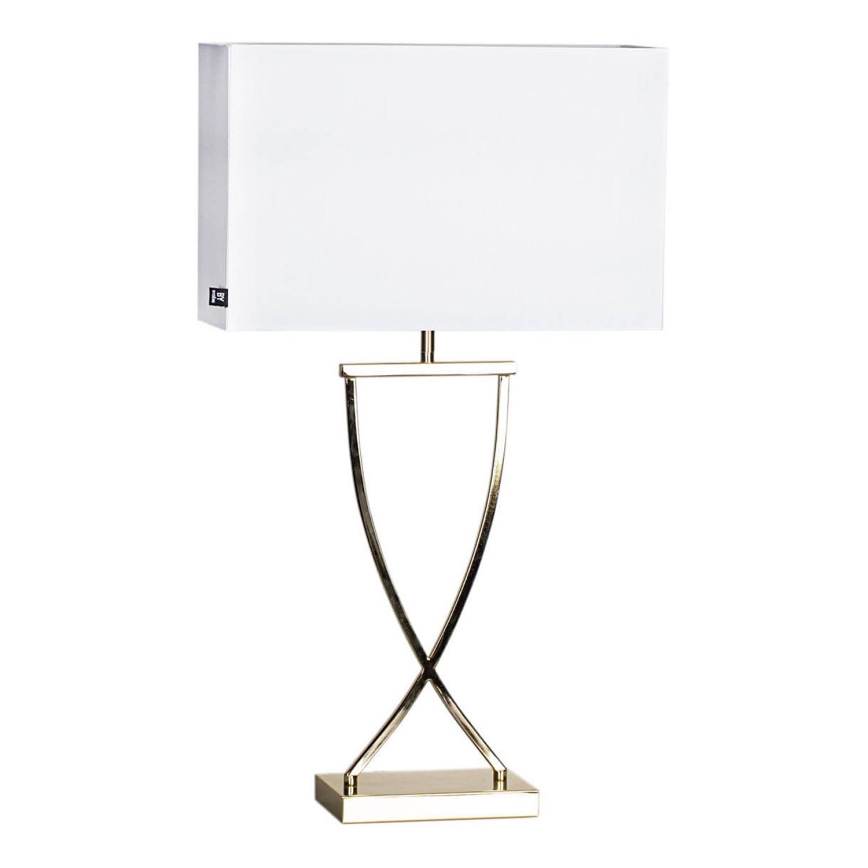 ByRydens - Lampe de table OMEGA 1xE27/5W/230V blanche/laiton