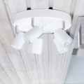 ByRydens - Plafonnier CORRECT 5xGU10/7W/230V blanc Ø 30 cm