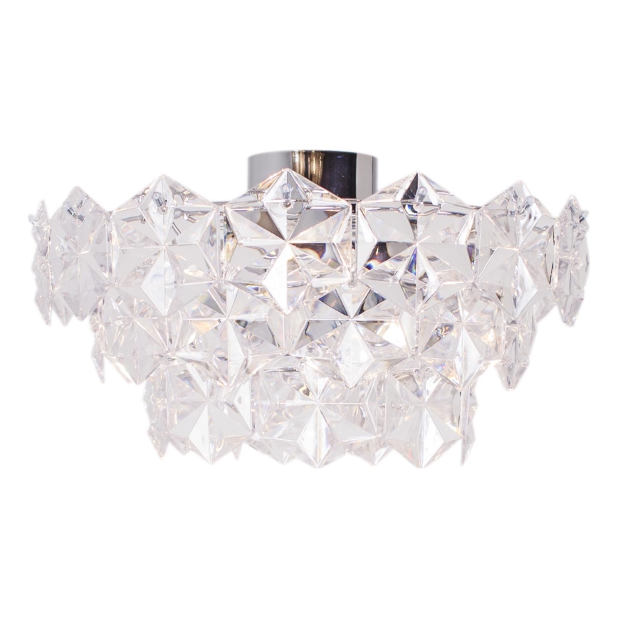 ByRydens - Plafonnier MONARQUE 3xE27/5W/230V transparent d. 51 cm