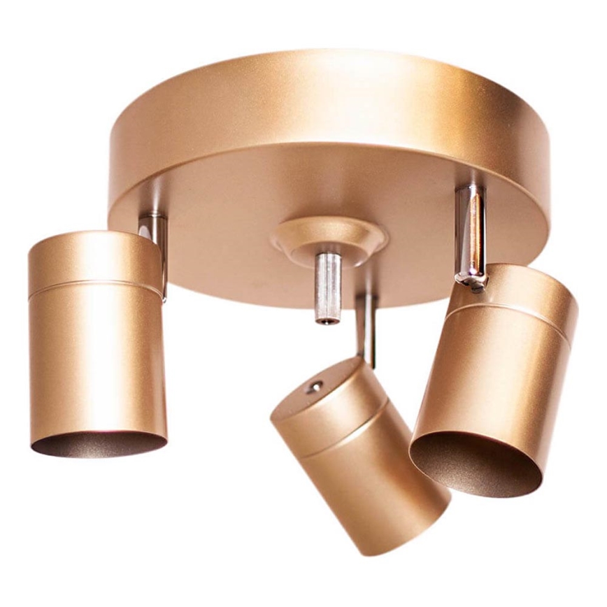 ByRydens - Spot CORRECT 3xGU10/7W/230V doré Ø 20 cm