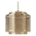 ByRydens - Suspension chaîne HERMINE 1xE27/5W/230V laiton d. 34 cm