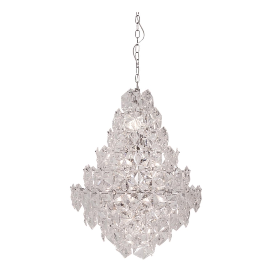 ByRydens - Suspension chaîne MONARQUE GRANDE 11xE14/5W/230V transparent d. 58 cm