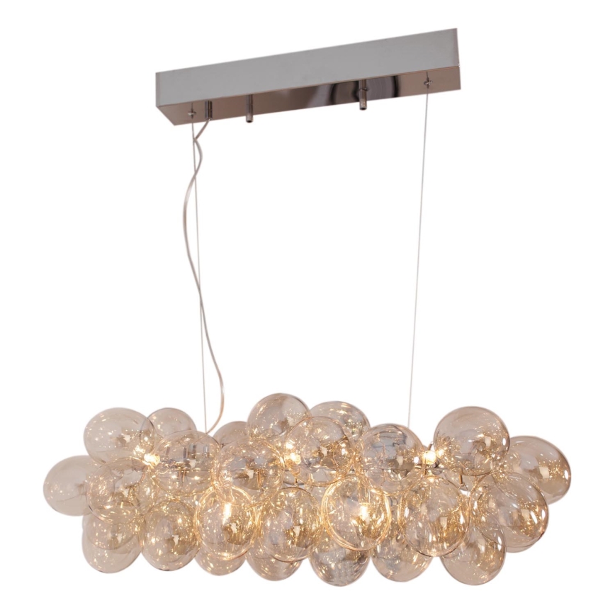 ByRydens - Suspension filaire GROSS BAR 8xG9/4W/230V fumé/marron