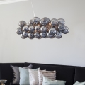 ByRydens - Suspension filaire GROSS BAR 8xG9/5W/230V fumé/noir