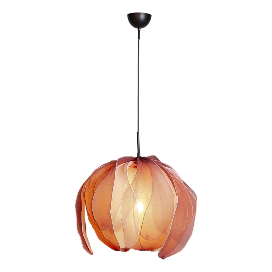 ByRydens - Suspension filaire LOU LOU 1xE27/5W/230V rose d. 80 cm