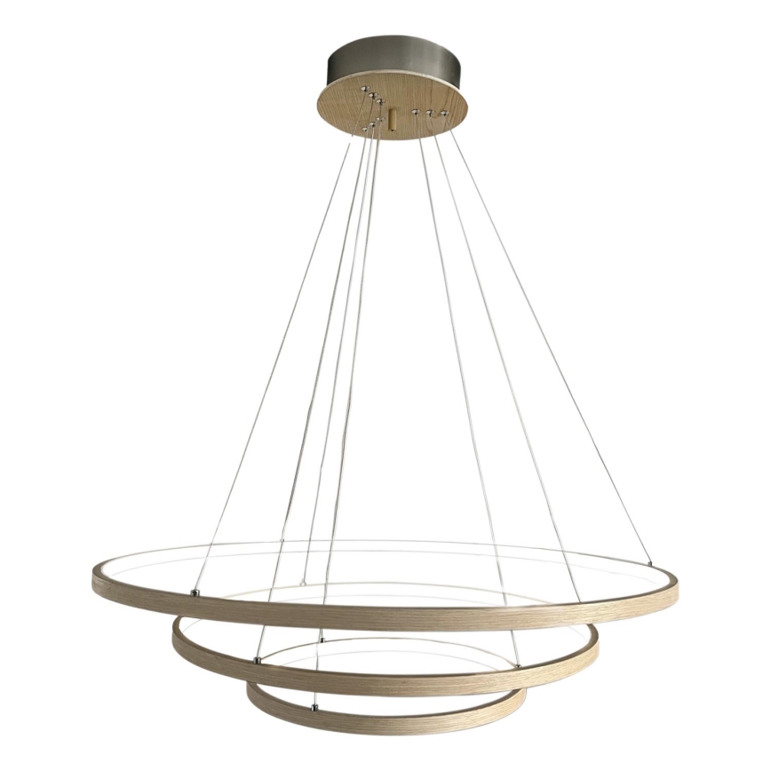 ByRydens - Suspension filaire TRIONE LED/45W/230V marron d. 80 cm