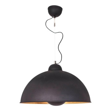 ByRydens - Suspension sur câble CAPTAIN 1xE27/7W/230V noire