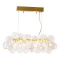 ByRydens - Suspension sur câble GROSS BAR 8xG9/4W/230V, transparente
